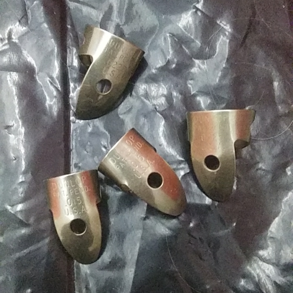 Set 4 Dunlap Steel Guitar Picks